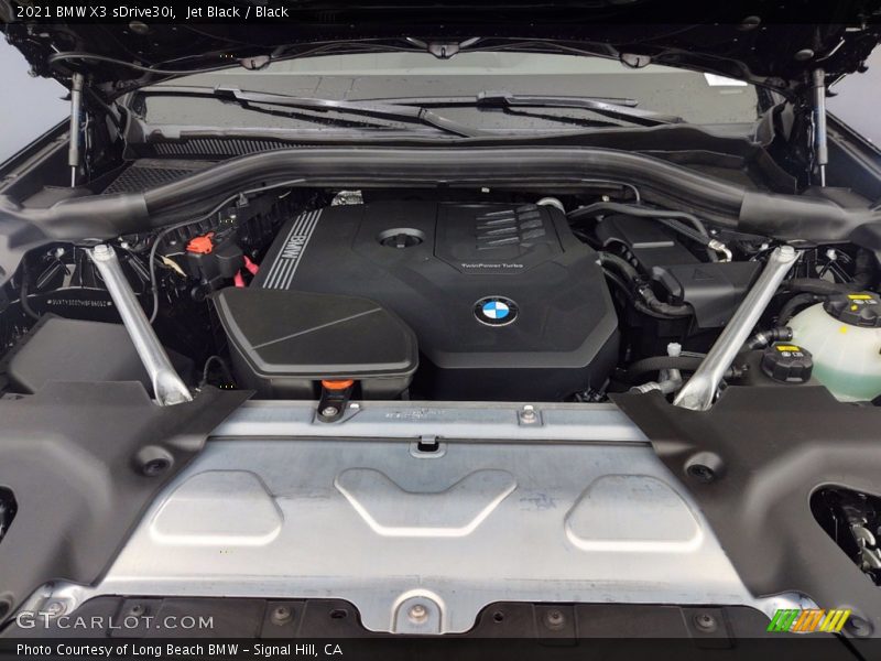 Jet Black / Black 2021 BMW X3 sDrive30i