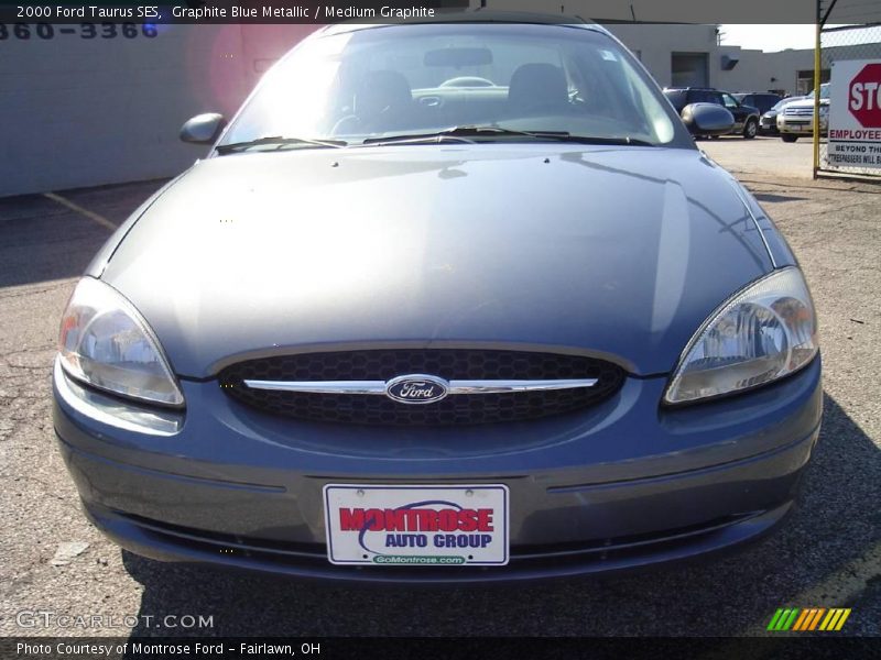 Graphite Blue Metallic / Medium Graphite 2000 Ford Taurus SES