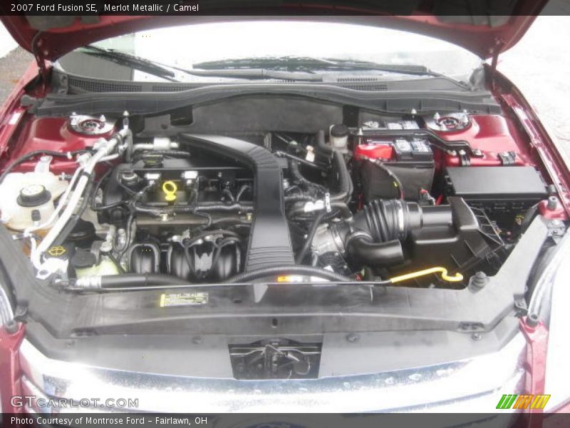 Merlot Metallic / Camel 2007 Ford Fusion SE