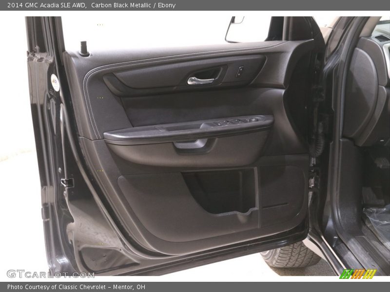 Carbon Black Metallic / Ebony 2014 GMC Acadia SLE AWD