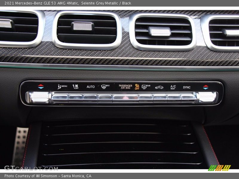 Controls of 2021 GLE 53 AMG 4Matic