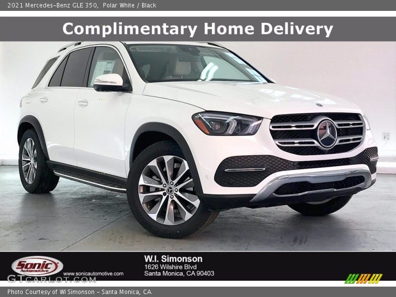 Polar White / Black 2021 Mercedes-Benz GLE 350