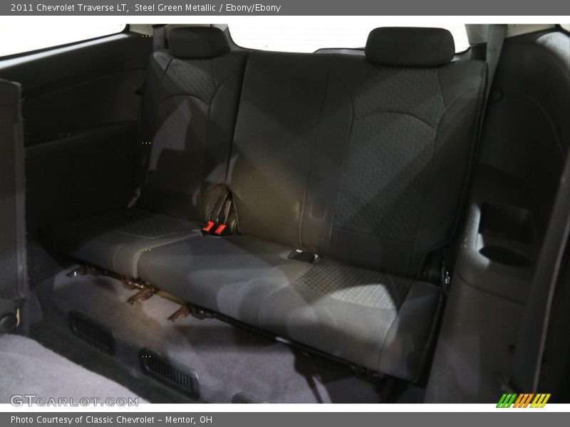 Steel Green Metallic / Ebony/Ebony 2011 Chevrolet Traverse LT