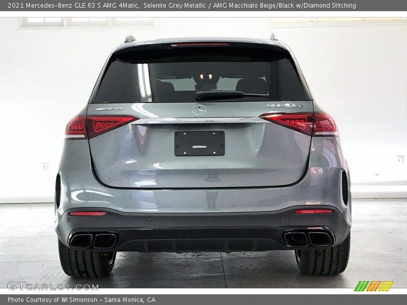 Selenite Grey Metallic / AMG Macchiato Beige/Black w/Diamond Stitching 2021 Mercedes-Benz GLE 63 S AMG 4Matic