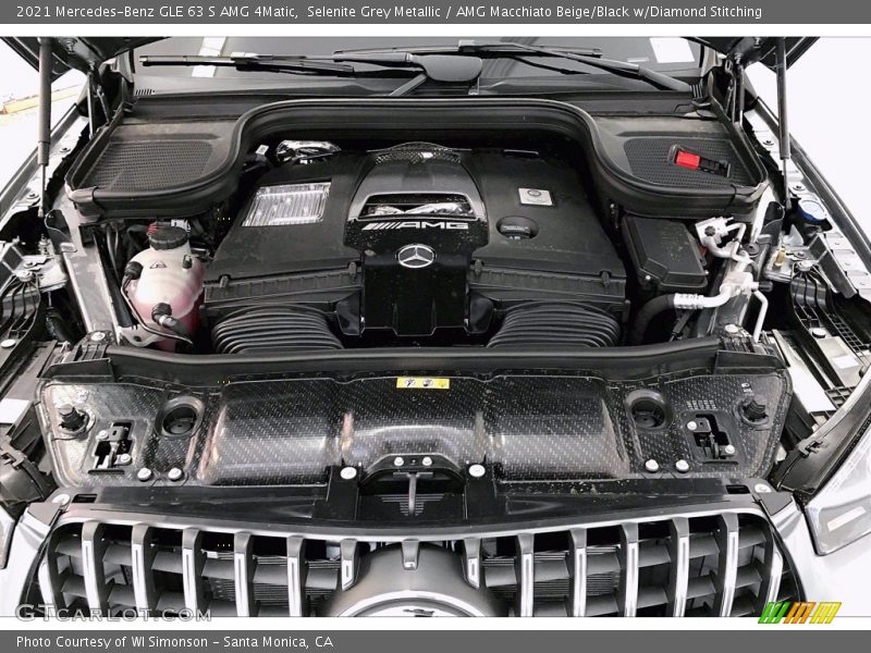 Selenite Grey Metallic / AMG Macchiato Beige/Black w/Diamond Stitching 2021 Mercedes-Benz GLE 63 S AMG 4Matic