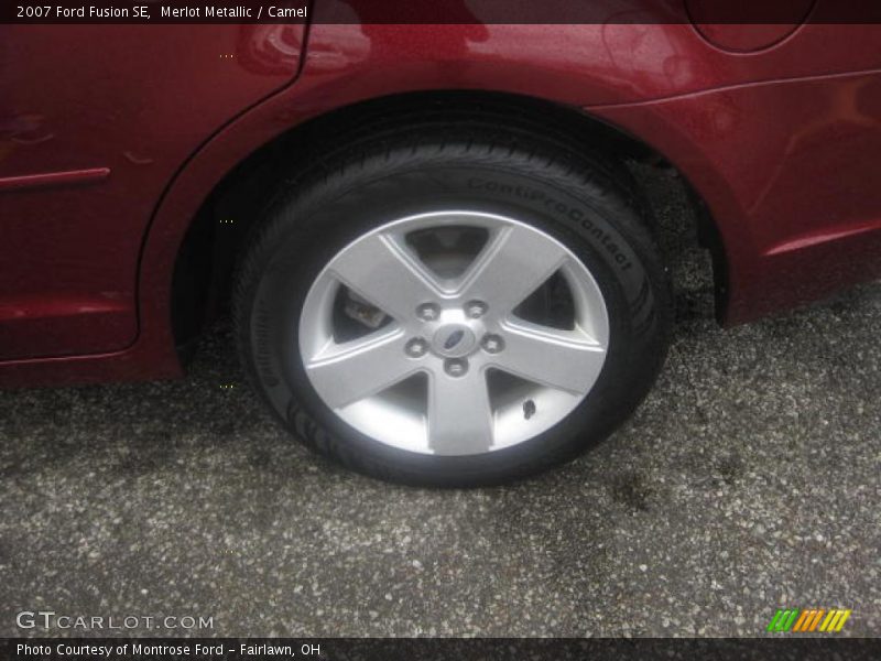 Merlot Metallic / Camel 2007 Ford Fusion SE