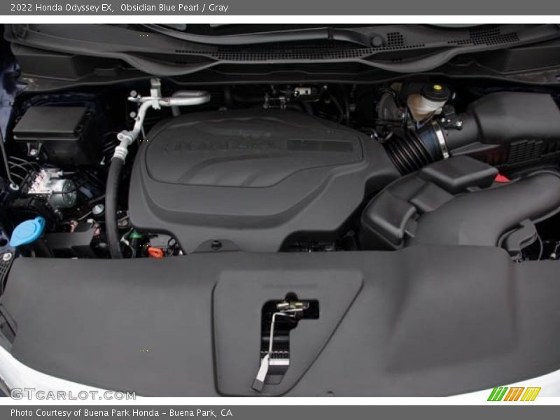 Obsidian Blue Pearl / Gray 2022 Honda Odyssey EX