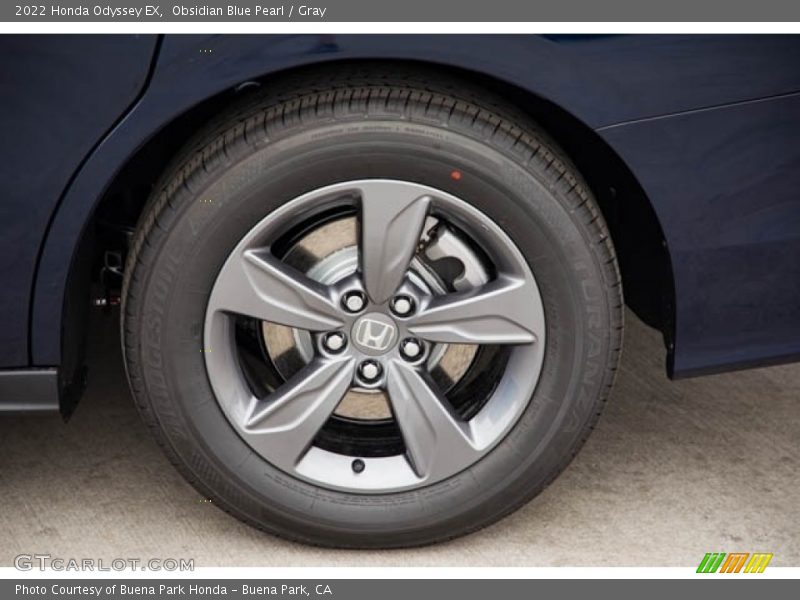Obsidian Blue Pearl / Gray 2022 Honda Odyssey EX