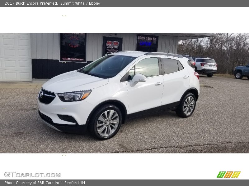 Summit White / Ebony 2017 Buick Encore Preferred