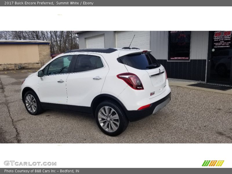Summit White / Ebony 2017 Buick Encore Preferred