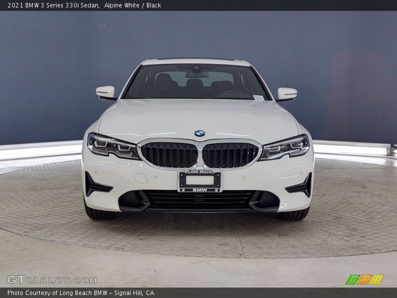 Alpine White / Black 2021 BMW 3 Series 330i Sedan