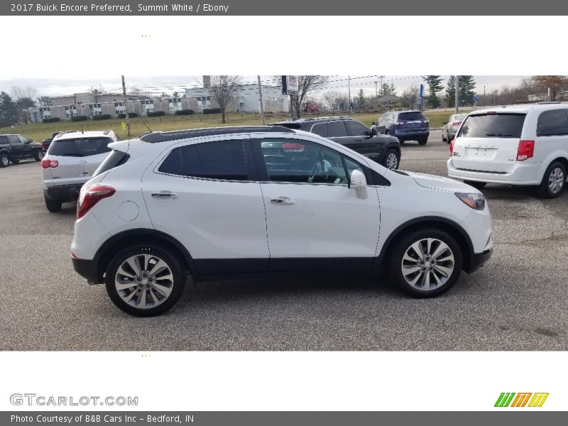 Summit White / Ebony 2017 Buick Encore Preferred
