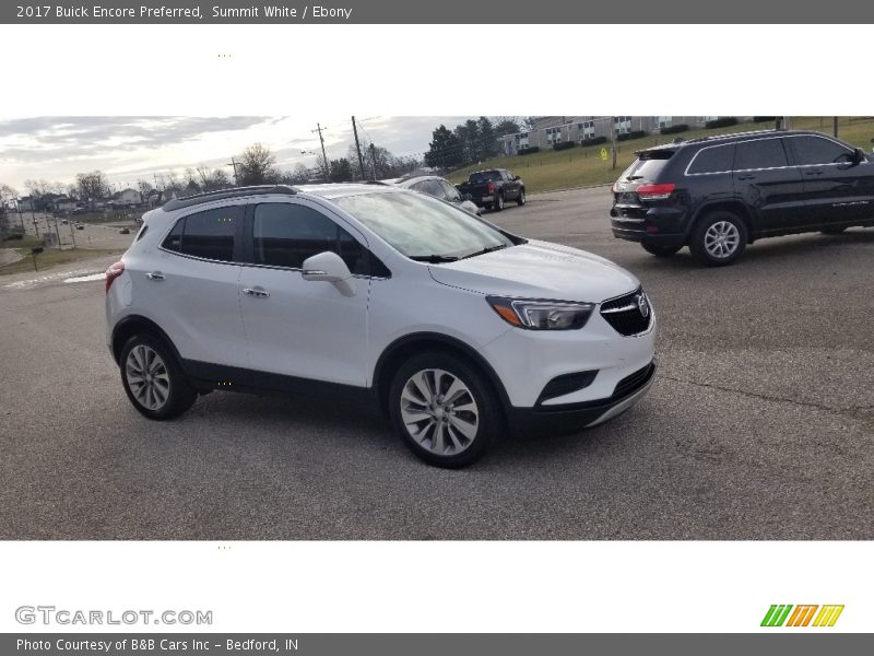 Summit White / Ebony 2017 Buick Encore Preferred