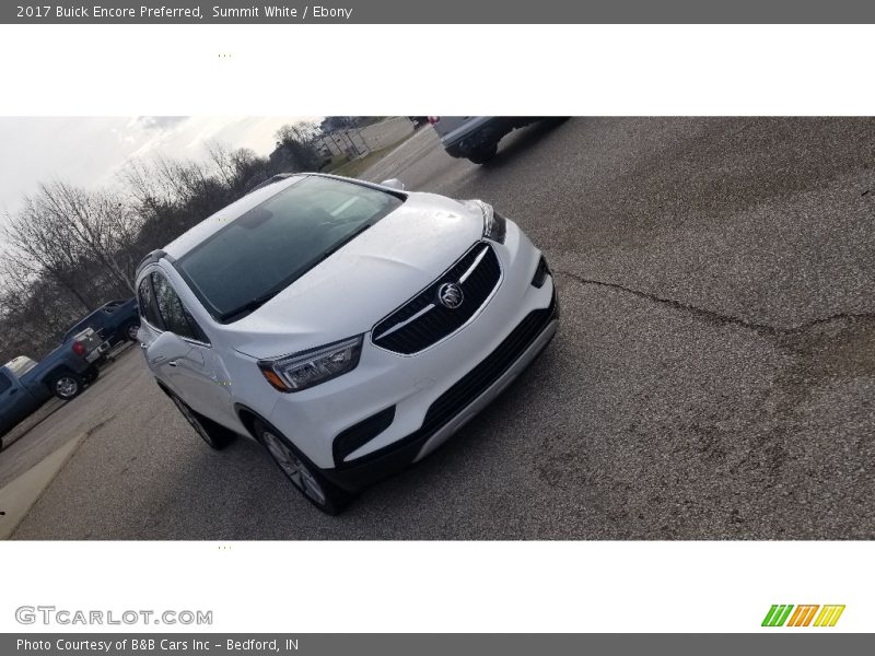 Summit White / Ebony 2017 Buick Encore Preferred