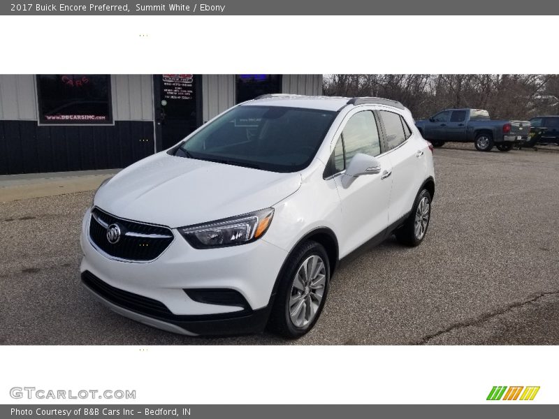 Summit White / Ebony 2017 Buick Encore Preferred