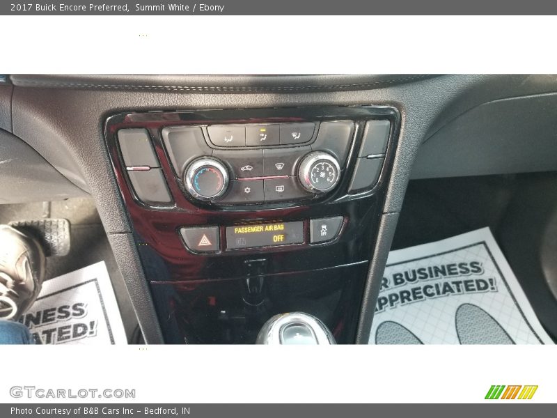 Summit White / Ebony 2017 Buick Encore Preferred