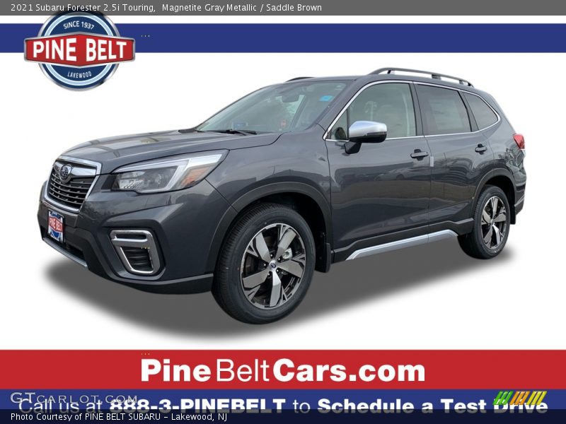Magnetite Gray Metallic / Saddle Brown 2021 Subaru Forester 2.5i Touring