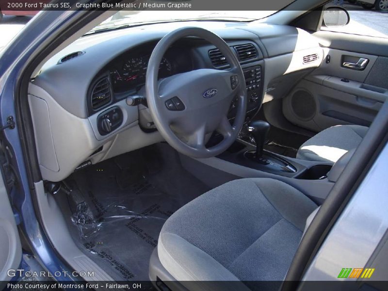 Graphite Blue Metallic / Medium Graphite 2000 Ford Taurus SES