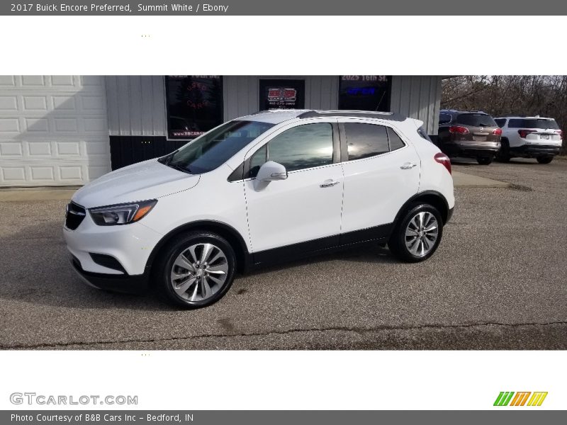 Summit White / Ebony 2017 Buick Encore Preferred