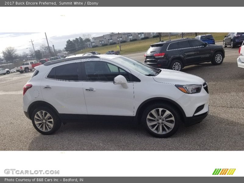 Summit White / Ebony 2017 Buick Encore Preferred