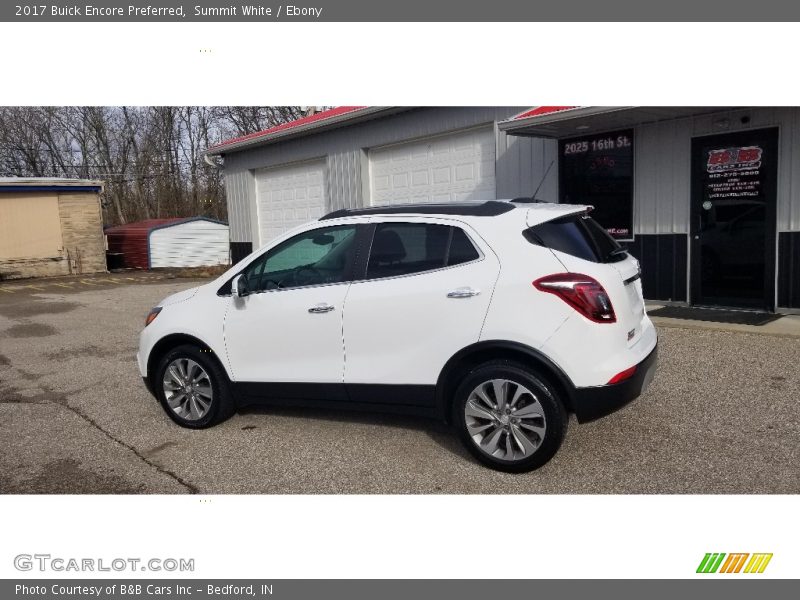 Summit White / Ebony 2017 Buick Encore Preferred