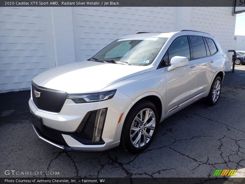 Radiant Silver Metallic / Jet Black 2020 Cadillac XT6 Sport AWD