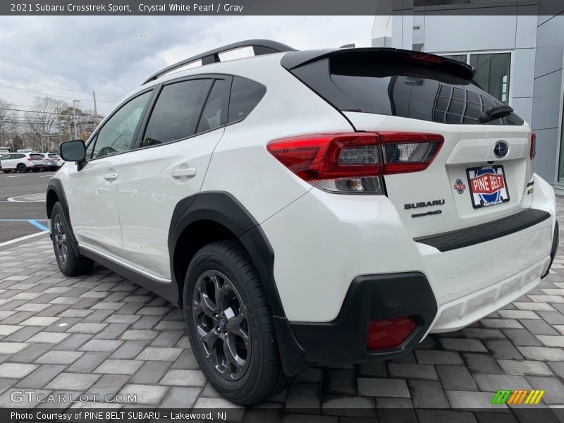 Crystal White Pearl / Gray 2021 Subaru Crosstrek Sport