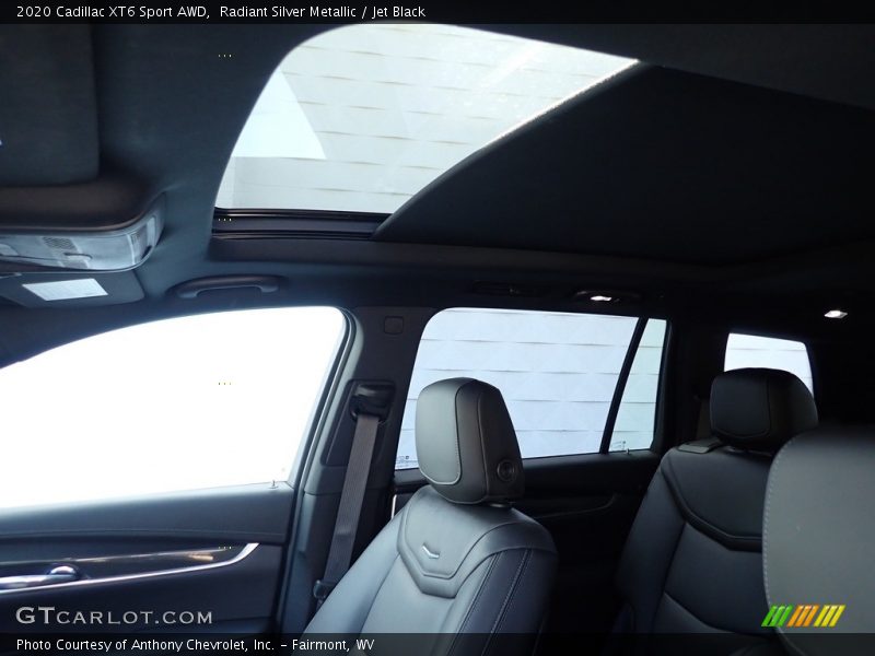 Radiant Silver Metallic / Jet Black 2020 Cadillac XT6 Sport AWD