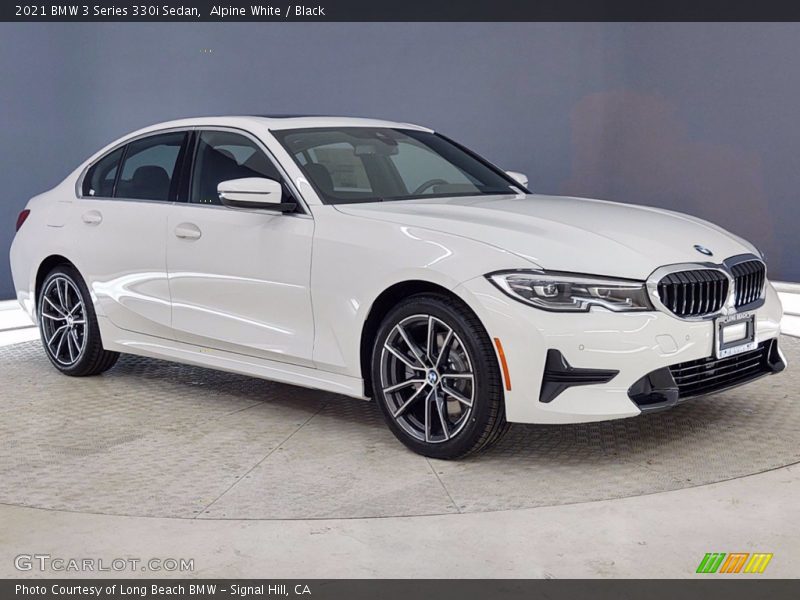 Alpine White / Black 2021 BMW 3 Series 330i Sedan