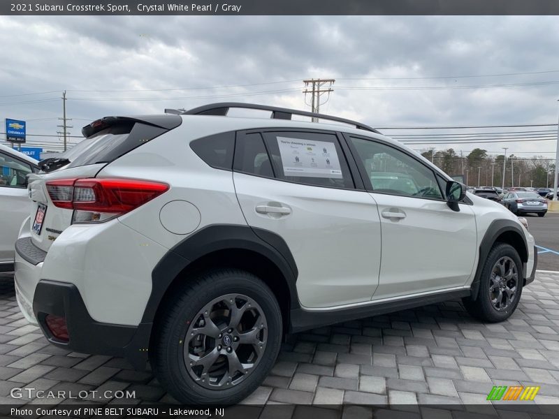 Crystal White Pearl / Gray 2021 Subaru Crosstrek Sport