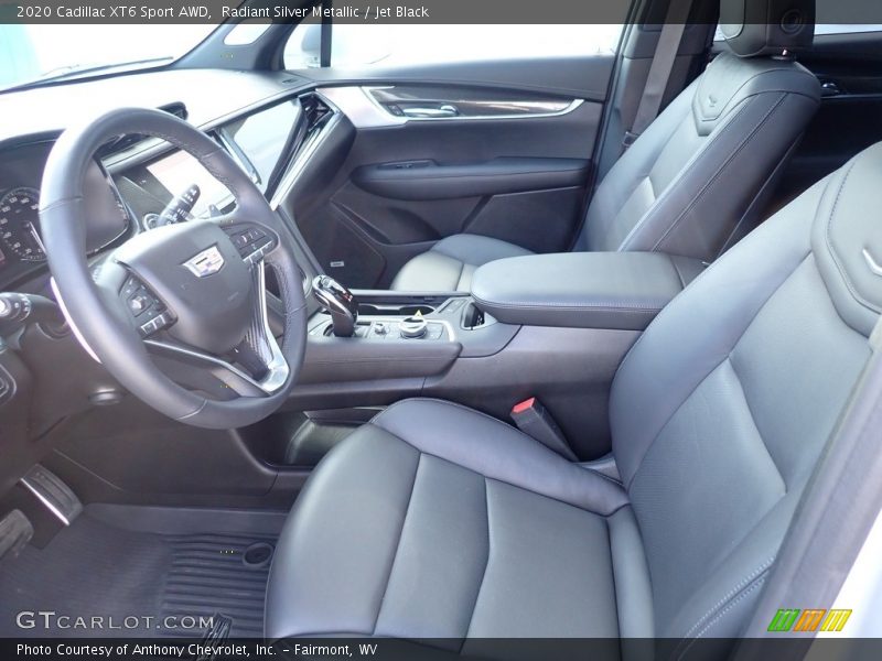 Radiant Silver Metallic / Jet Black 2020 Cadillac XT6 Sport AWD