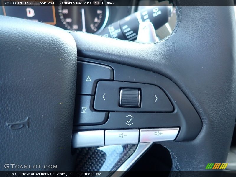 Radiant Silver Metallic / Jet Black 2020 Cadillac XT6 Sport AWD