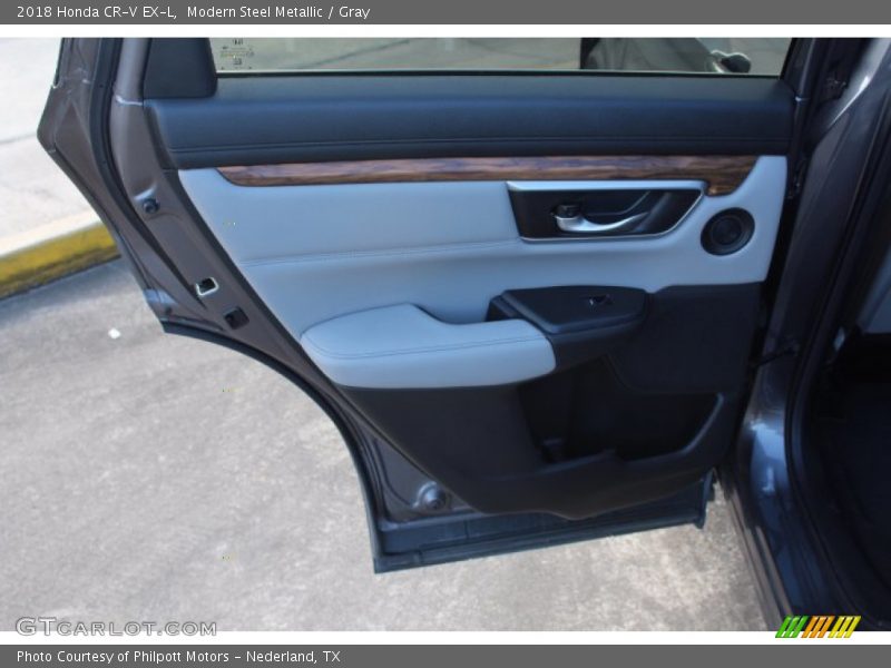 Modern Steel Metallic / Gray 2018 Honda CR-V EX-L