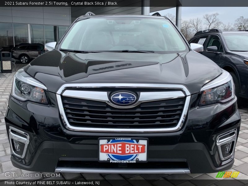 Crystal Black Silica / Black 2021 Subaru Forester 2.5i Touring