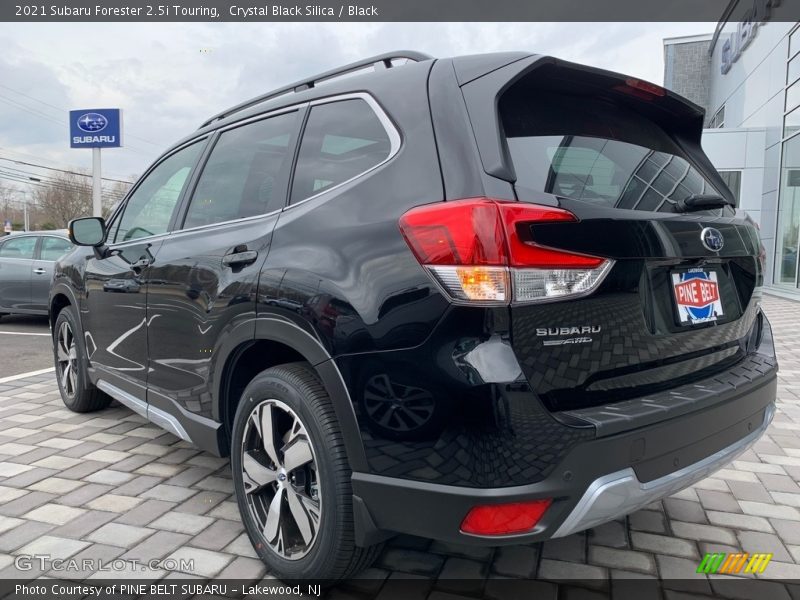 Crystal Black Silica / Black 2021 Subaru Forester 2.5i Touring