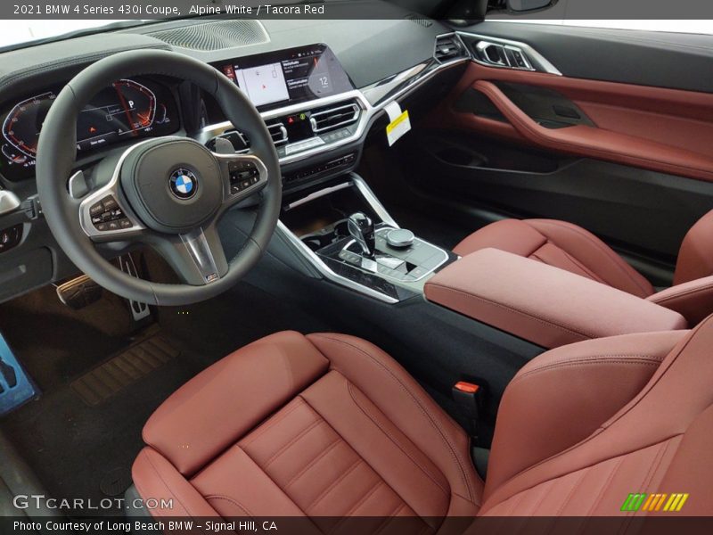 2021 4 Series 430i Coupe Tacora Red Interior