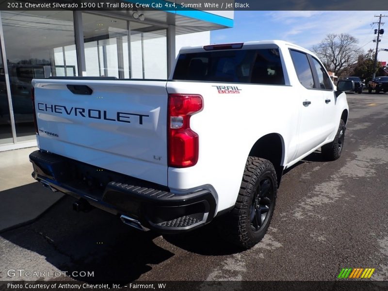 Summit White / Jet Black 2021 Chevrolet Silverado 1500 LT Trail Boss Crew Cab 4x4
