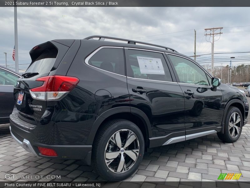 Crystal Black Silica / Black 2021 Subaru Forester 2.5i Touring