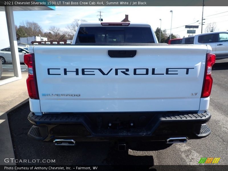Summit White / Jet Black 2021 Chevrolet Silverado 1500 LT Trail Boss Crew Cab 4x4