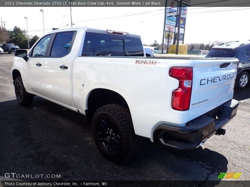 Summit White / Jet Black 2021 Chevrolet Silverado 1500 LT Trail Boss Crew Cab 4x4