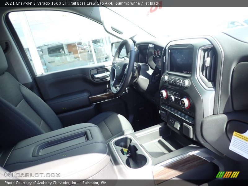 Summit White / Jet Black 2021 Chevrolet Silverado 1500 LT Trail Boss Crew Cab 4x4