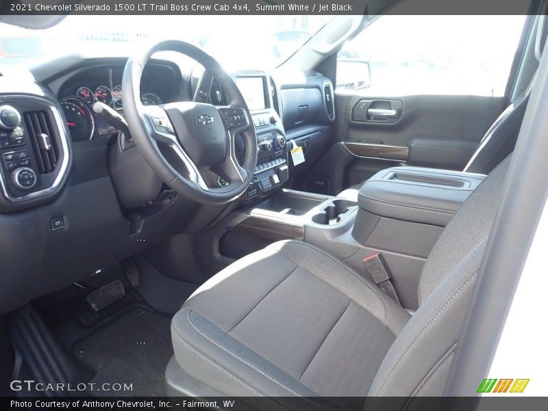 Summit White / Jet Black 2021 Chevrolet Silverado 1500 LT Trail Boss Crew Cab 4x4