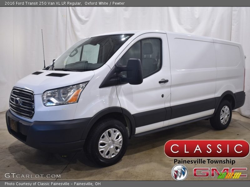 Oxford White / Pewter 2016 Ford Transit 250 Van XL LR Regular