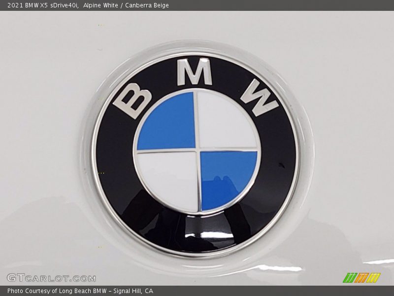 Alpine White / Canberra Beige 2021 BMW X5 sDrive40i