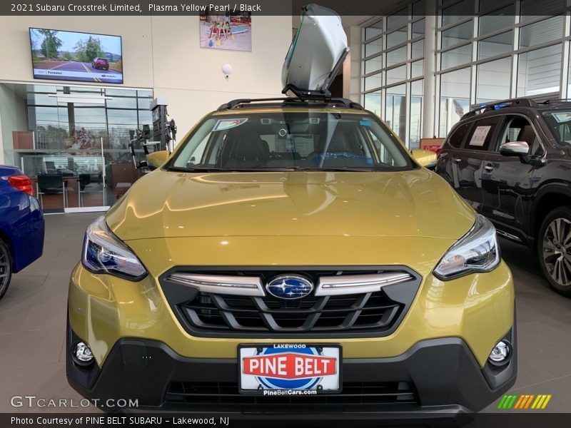 Plasma Yellow Pearl / Black 2021 Subaru Crosstrek Limited