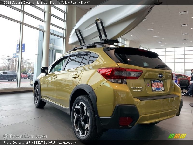 Plasma Yellow Pearl / Black 2021 Subaru Crosstrek Limited