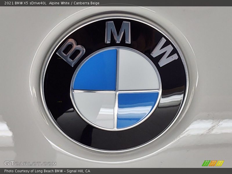 Alpine White / Canberra Beige 2021 BMW X5 sDrive40i