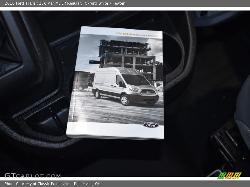 Oxford White / Pewter 2016 Ford Transit 250 Van XL LR Regular