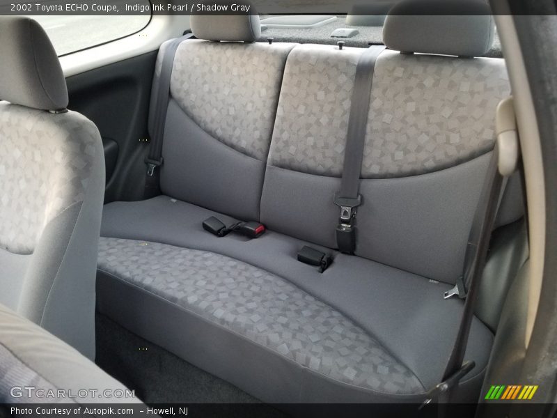 Rear Seat of 2002 ECHO Coupe