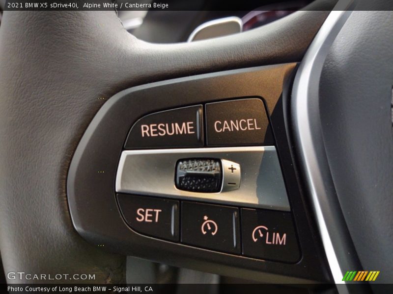 Alpine White / Canberra Beige 2021 BMW X5 sDrive40i